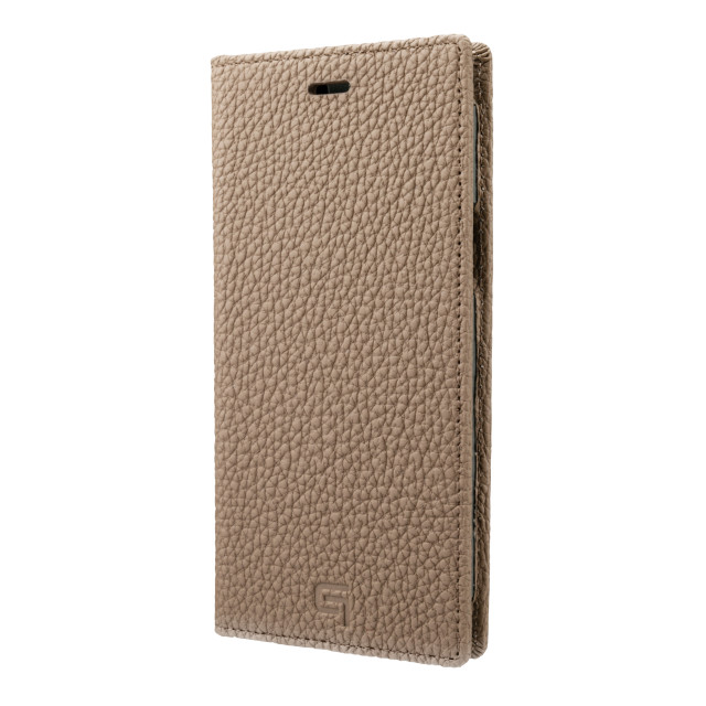 【iPhone12/12 Pro ケース】Shrunken-Calf Leather Book Case (Taupe)サブ画像