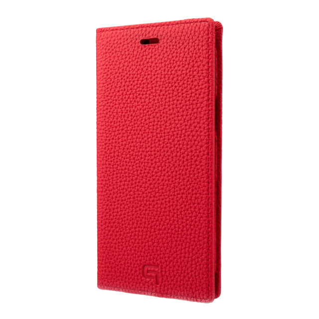 【iPhone12/12 Pro ケース】Shrunken-Calf Leather Book Case (Red)サブ画像
