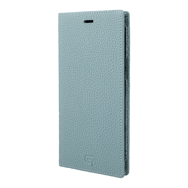 【iPhone12 Pro Max ケース】Shrunken-Calf Leather Book Case (Baby Blue)goods_nameサブ画像
