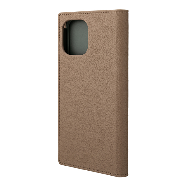 【iPhone12 Pro Max ケース】Shrunken-Calf Leather Book Case (Taupe)goods_nameサブ画像