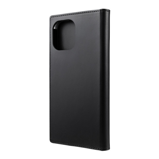 【iPhone12 Pro Max ケース】Italian Genuine Leather Book Case (Black)goods_nameサブ画像