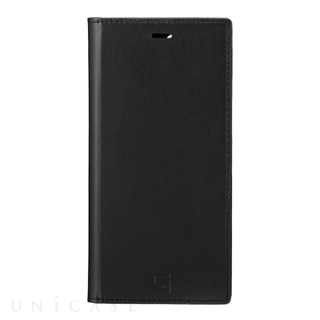 【iPhone12 Pro Max ケース】Italian Genuine Leather Book Case (Black)