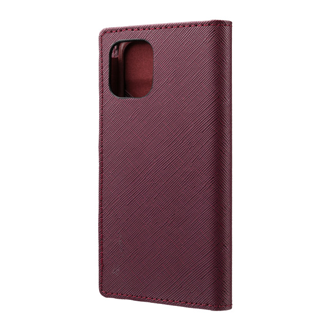 【iPhone12 mini ケース】“EURO Passione” PU Leather Book Case (Burgundy)goods_nameサブ画像