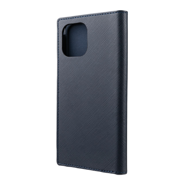 【iPhone12 Pro Max ケース】“EURO Passione” PU Leather Book Case (Dark Navy)サブ画像