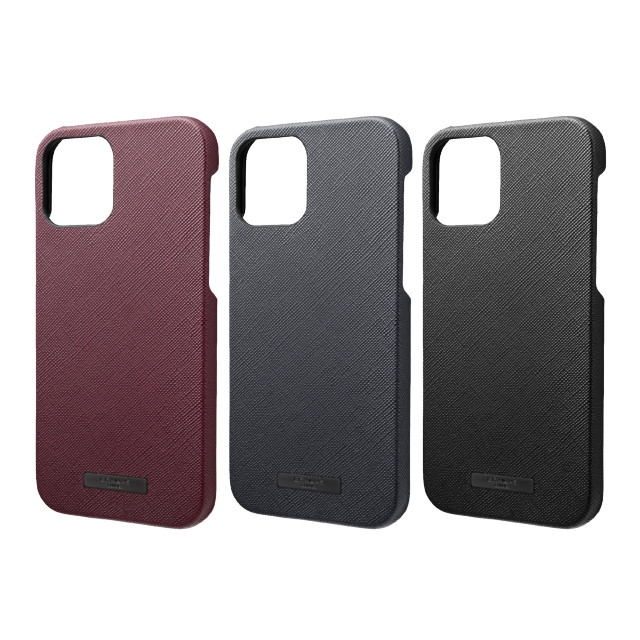【iPhone12/12 Pro ケース】“EURO Passione” PU Leather Shell Case (Burgundy)goods_nameサブ画像