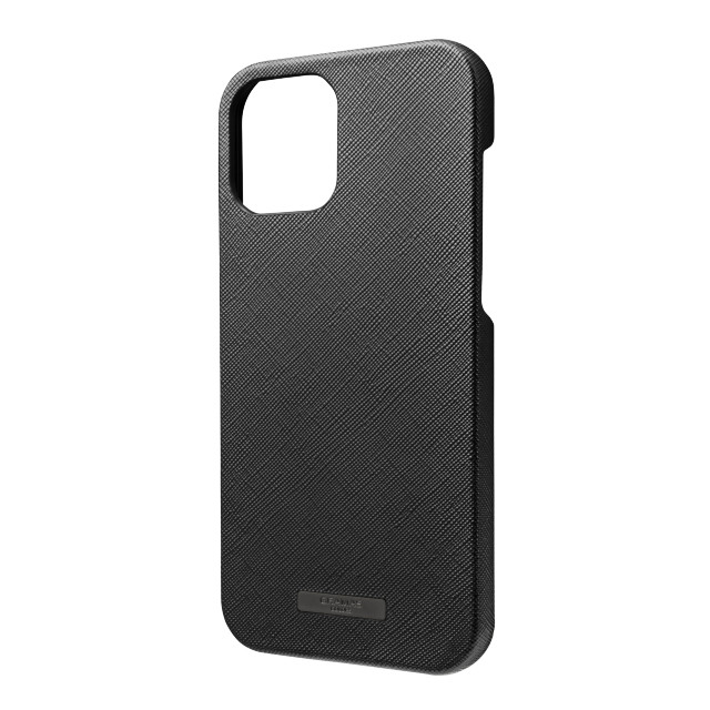 【iPhone12 Pro Max ケース】“EURO Passione” PU Leather Shell Case (Black)サブ画像