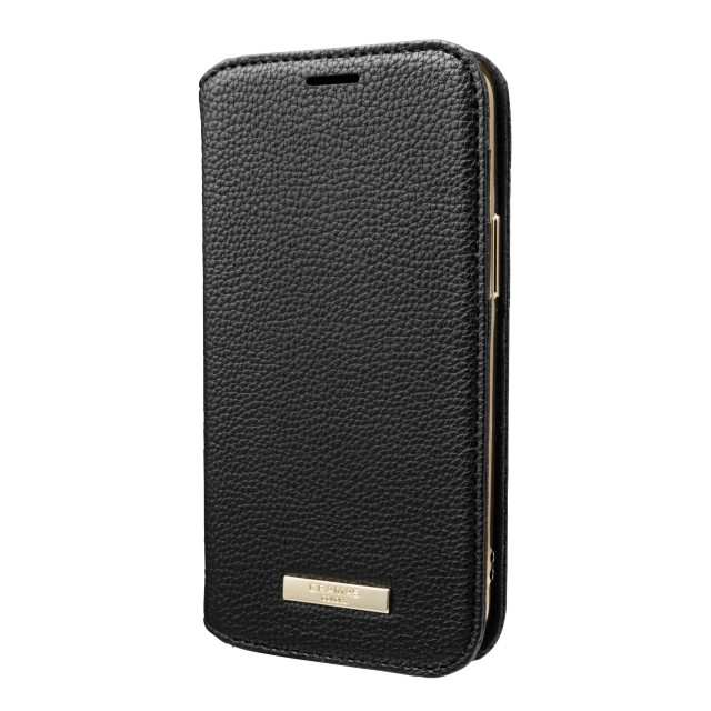 【iPhone12 mini ケース】“Shrink” PU Leather Book Case (Black)サブ画像