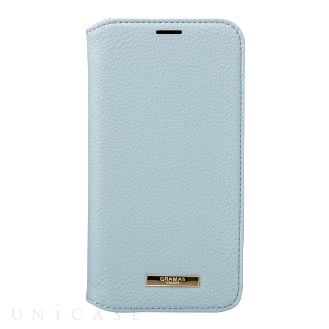 【iPhone12/12 Pro ケース】“Shrink” PU Leather Book Case (Light Blue)