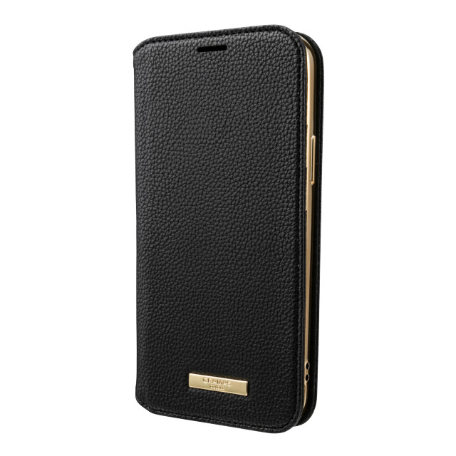 【iPhone12/12 Pro ケース】“Shrink” PU Leather Book Case (Black)goods_nameサブ画像
