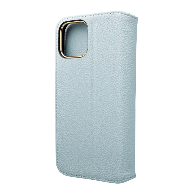 【iPhone12/12 Pro ケース】“Shrink” PU Leather Book Case (Light Blue)goods_nameサブ画像