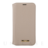 【iPhone12/12 Pro ケース】“Shrink” PU Leather Book Case (Greige)