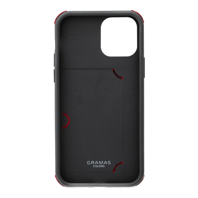 【iPhone12/12 Pro ケース】”Rib-Slide” Hybrid Shell Case (Red)サブ画像