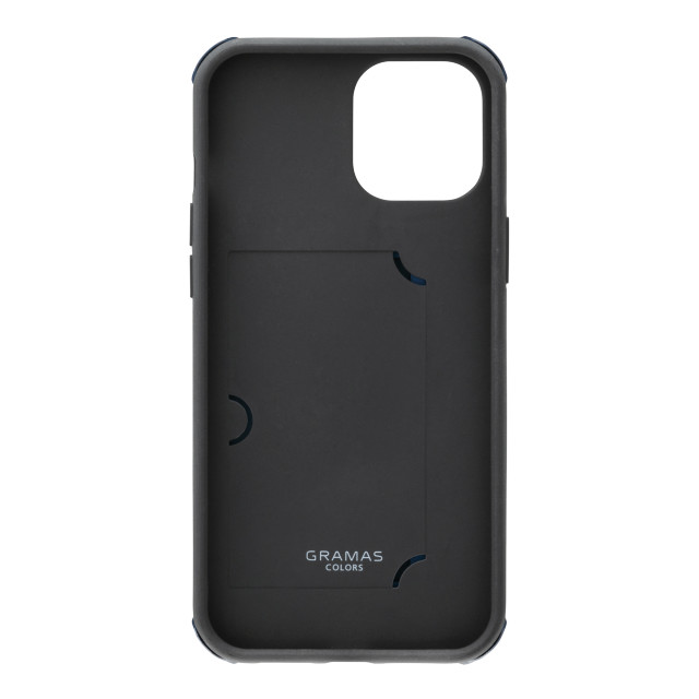 【iPhone12 Pro Max ケース】”Rib-Slide” Hybrid Shell Case (Navy)サブ画像