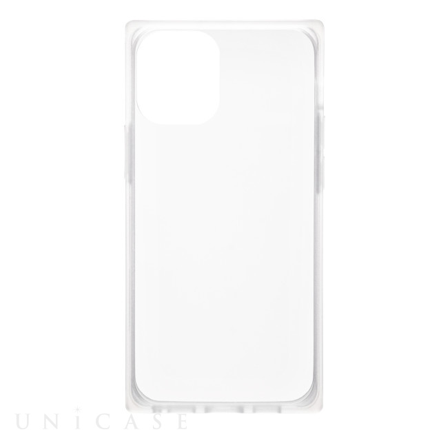 【iPhone12 mini ケース】“Glassty” Glass Hybrid Shell Case (Clear)