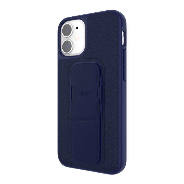 【iPhone12 mini ケース】CLEAR GRIPCASE Saffiano (Navy Blue)goods_nameサブ画像