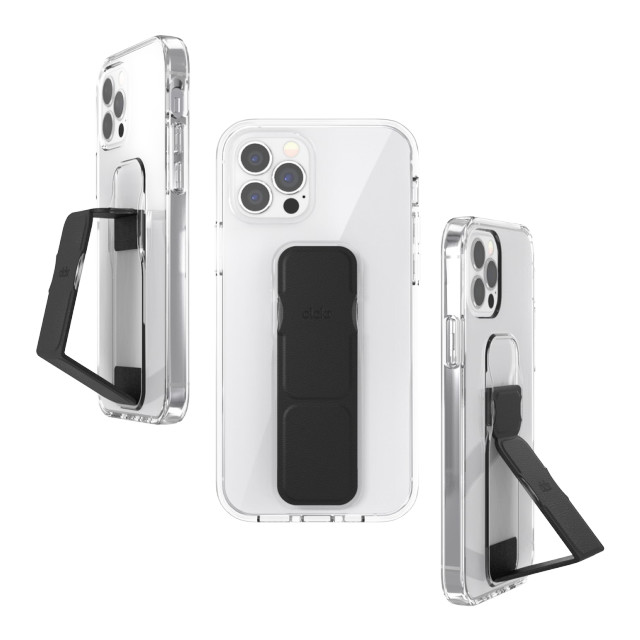 【iPhone12/12 Pro ケース】CLEAR GRIPCASE Clear (clear/black)サブ画像