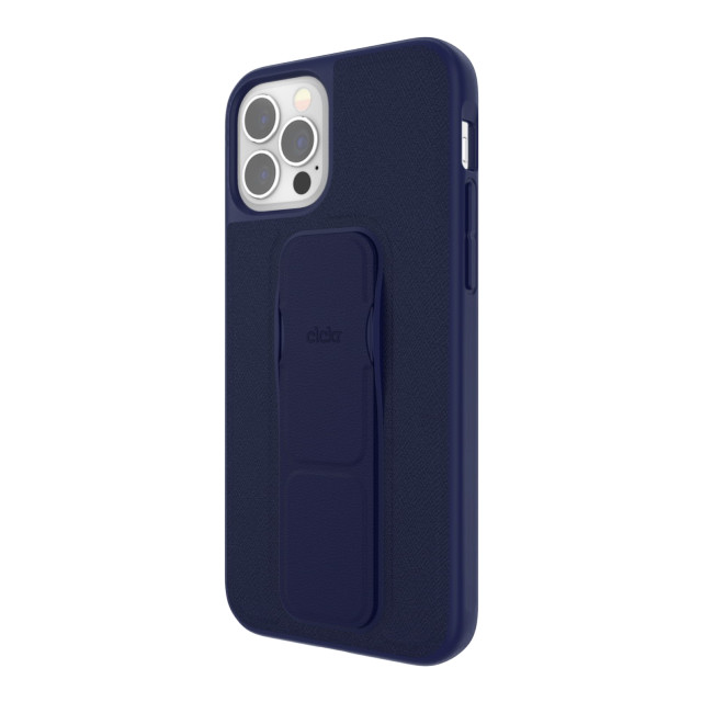 【iPhone12/12 Pro ケース】CLEAR GRIPCASE Saffiano (Navy Blue)goods_nameサブ画像