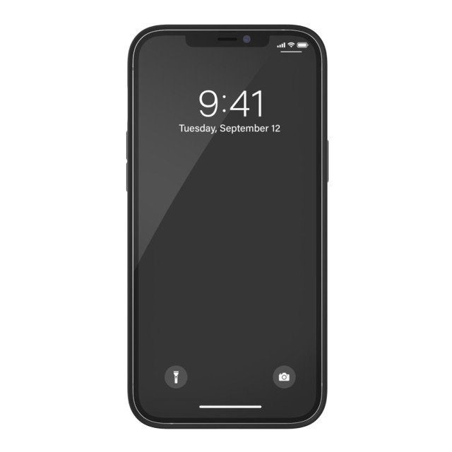 【iPhone12 Pro Max ケース】CLEAR GRIPCASE Saffiano (Black)サブ画像