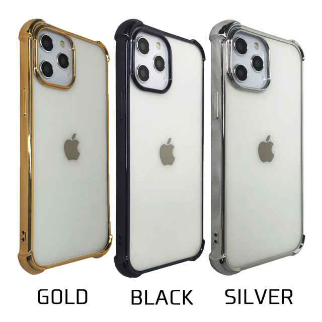 【iPhone12 mini ケース】Glitter shockproof soft case (Black)サブ画像