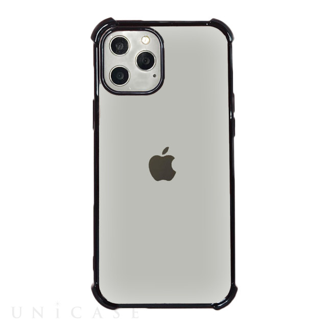 【iPhone12 mini ケース】Glitter shockproof soft case (Black)