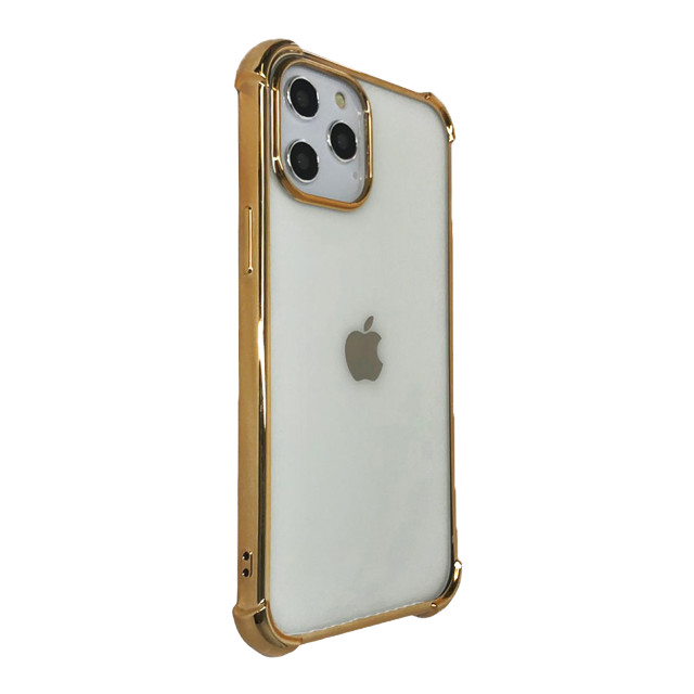 【iPhone12 mini ケース】Glitter shockproof soft case (Gold)サブ画像
