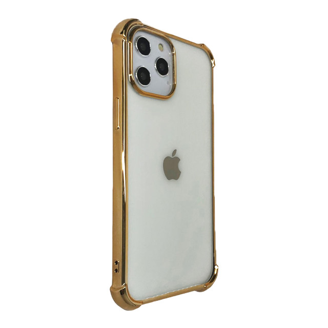 iPhone12/12 Pro ケース】Glitter shockproof soft case (Gold) 画像