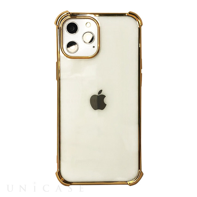 【iPhone12 Pro Max ケース】Glitter shockproof soft case (Gold)