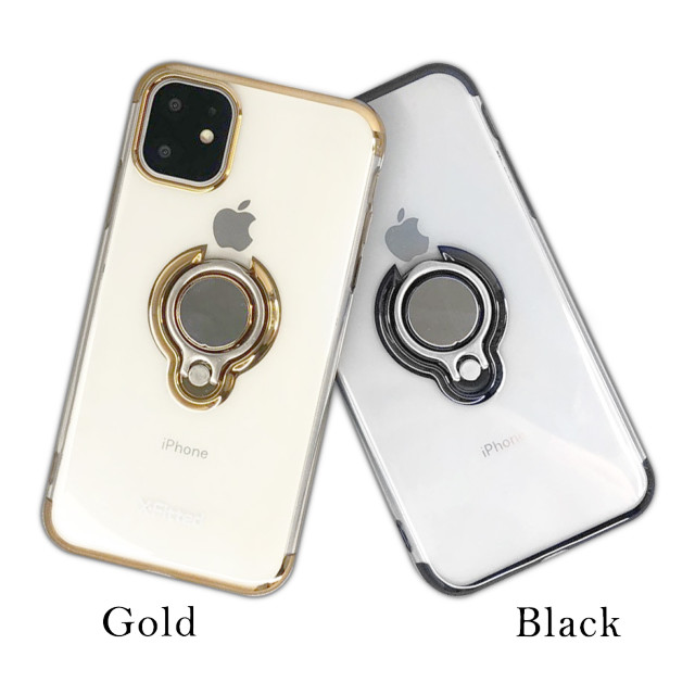 【iPhone12 mini ケース】Electroplated Ring PC Case (ブラック)サブ画像