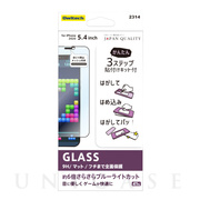 【iPhone12 mini フィルム】貼りミスゼロ全面保護ガラス (マット・ブルーライトカット)
