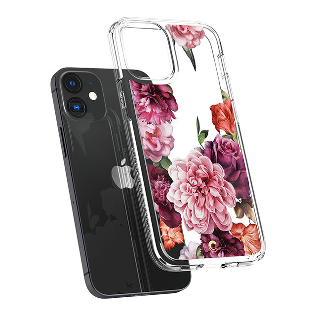 【iPhone12 mini ケース】Cecile (Rose Floral)サブ画像