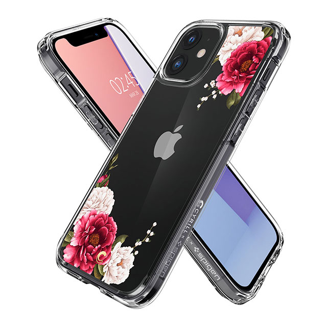 【iPhone12 mini ケース】Cecile (Red Floral)サブ画像