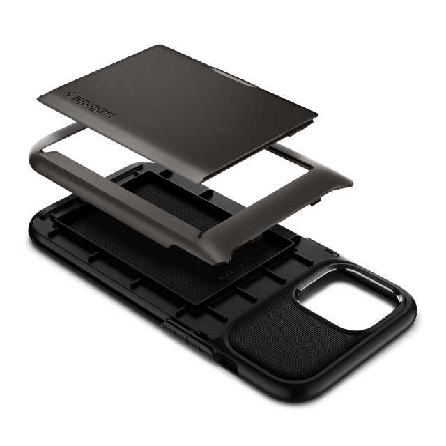 【iPhone12/12 Pro ケース】Slim Armor Wallet (Gunmetal)goods_nameサブ画像