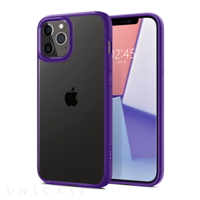【iPhone12 Pro Max ケース】Crystal Hybrid (Hydrangea Purple)