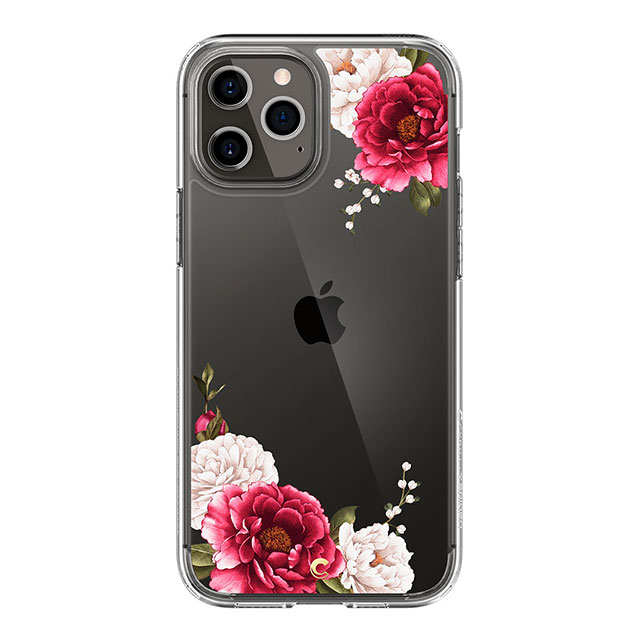 【iPhone12 Pro Max ケース】Cecile (Red Floral)goods_nameサブ画像