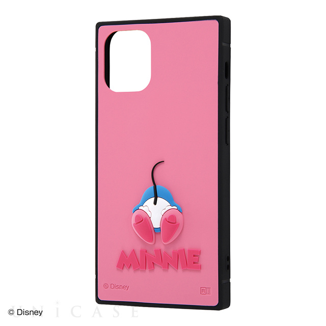 【iPhone12 mini ケース】ディズニーキャラクター/耐衝撃ハイブリッドケース シリコン KAKU (ミニーマウス)