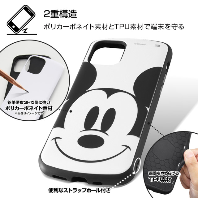 【iPhone12/12 Pro ケース】ディズニーキャラクター/耐衝撃ケース MiA (ミッキーマウス/フェイスアップ)サブ画像