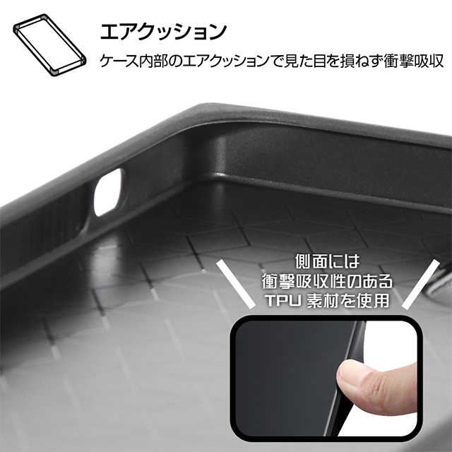 【iPhone12 mini ケース】ディズニーキャラクター/耐衝撃ハイブリッドケース KAKU (ふしぎの国のアリス/Clapperboard)サブ画像