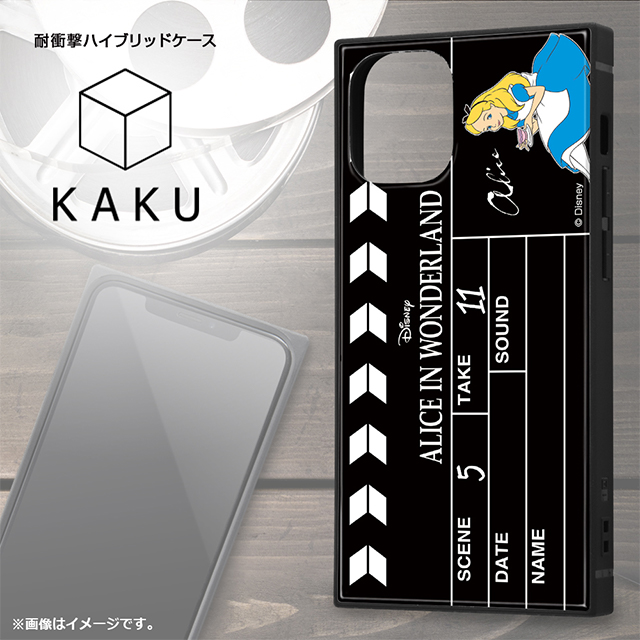 【iPhone12 mini ケース】ディズニーキャラクター/耐衝撃ハイブリッドケース KAKU (わんわん物語/Clapperboard)サブ画像