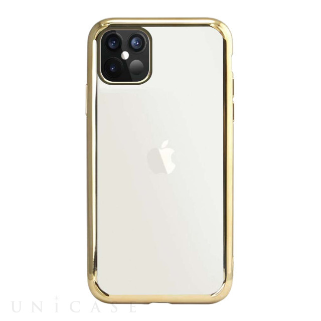 Iphone12 12 Pro ケース メッキクリア ゴールド Csenese Iphoneケースは Unicase