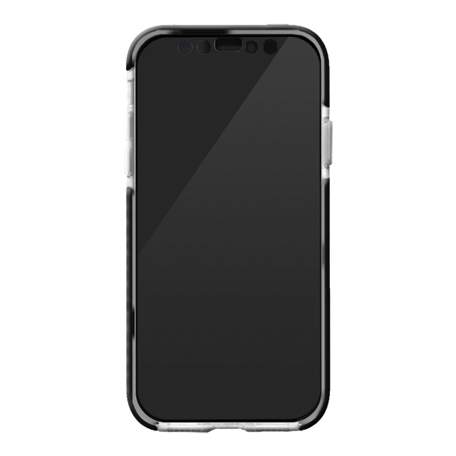 【iPhone12/12 Pro ケース】クリアタフ カラーTPEクリア (BLACK)サブ画像