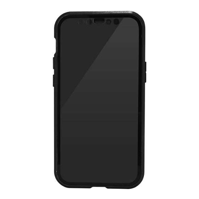 【iPhone12 mini ケース】360°ガードケース (ブラック)サブ画像