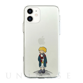 【iPhone12 mini ケース】ソフトクリアケース (リトルプリンスとバラ)