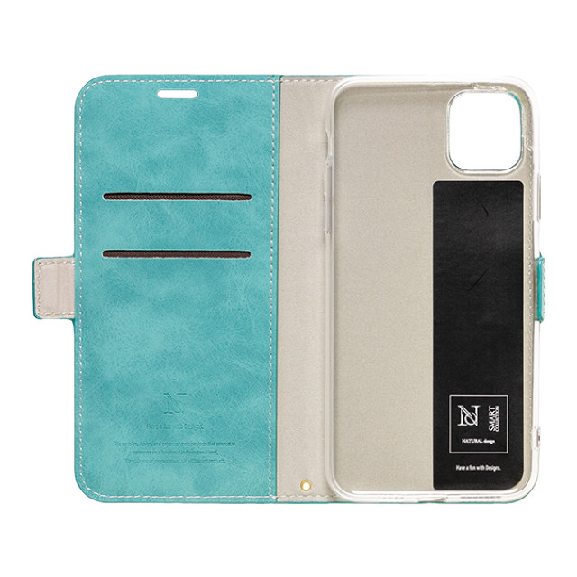 【iPhone12 Pro Max ケース】手帳型ケース Style Natural (Turquoise)サブ画像