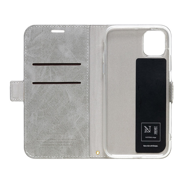 【iPhone12/12 Pro ケース】手帳型ケース Style Natural (Gray)goods_nameサブ画像
