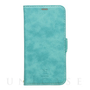 【iPhone12 mini ケース】手帳型ケース Style Natural (Turquoise)