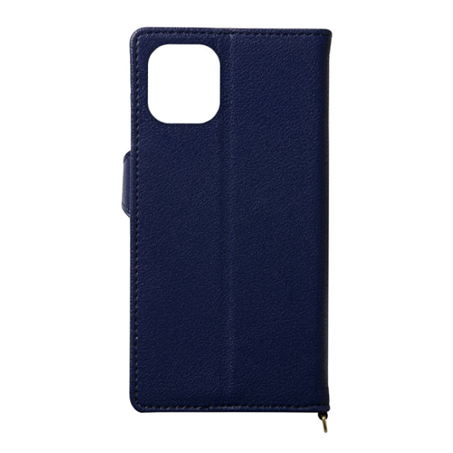 【iPhone12 mini ケース】手帳型ケース Fleur (Navy)サブ画像