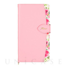 【iPhone12/12 Pro ケース】手帳型ケース Fleur (Pink)