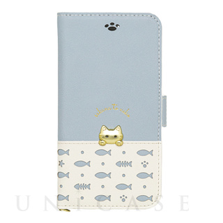 Iphone12 Mini ケース 手帳型ケース Sakana To Neko Bタイプ Blue Natural Design Iphone ケースは Unicase