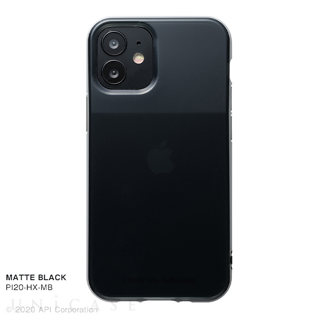 【iPhone12 mini ケース】HEXAGON (MATTE BLACK)