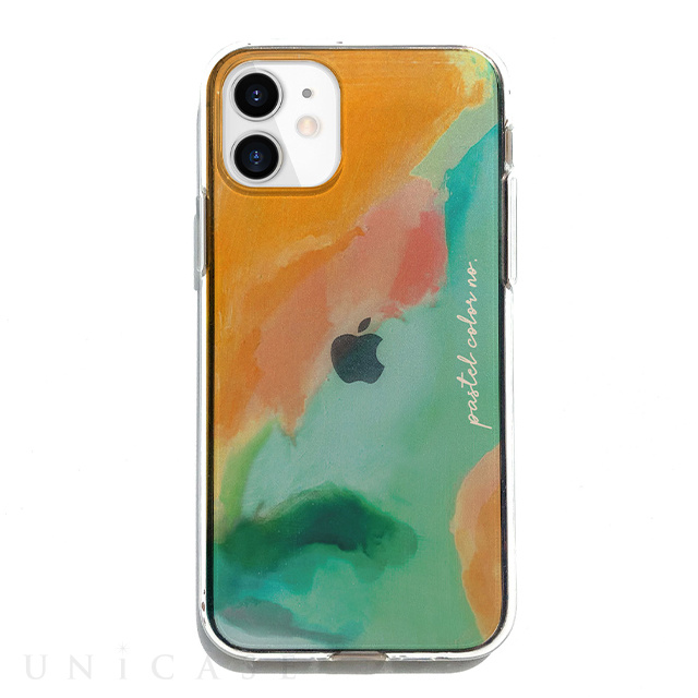 Iphone12 Mini ケース ソフトクリアケース Pastel Color Orangegreen Dparks Iphoneケースは Unicase